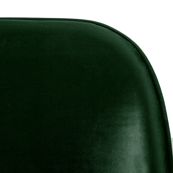 Küchensofa Jacklin - Samt / Metall  - Schwarz - Grün