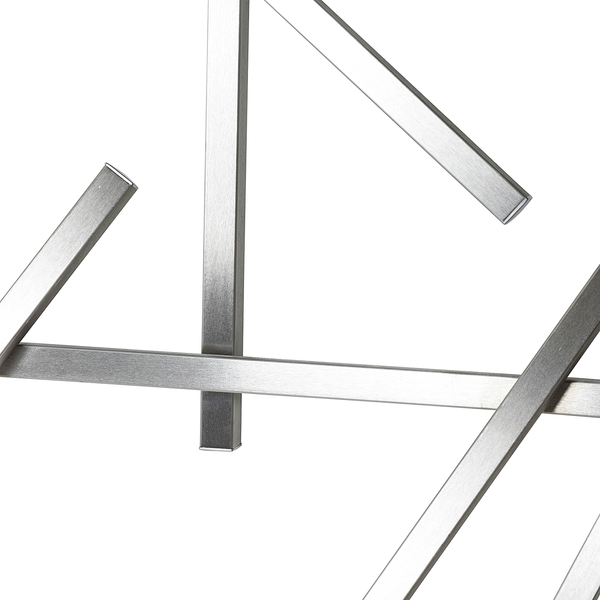 Wandgarderobe Matches - Metall - Silber
