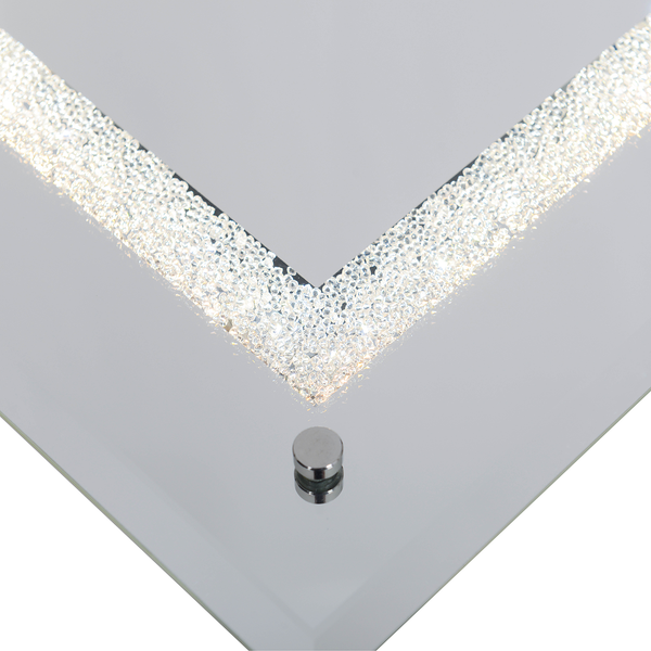 LED-Deckenleuchte Aarau - Edelstahl - Silber