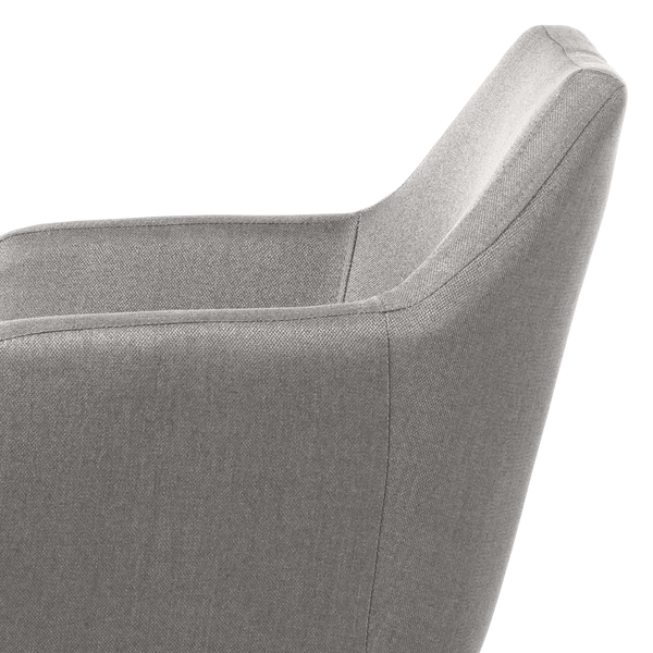 Loungesessel NICHOLAS - Webstoff Cors: Granit