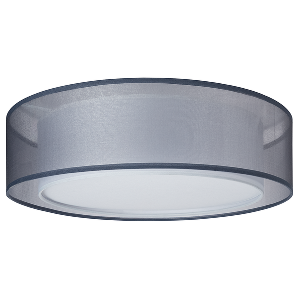 LED-Deckenleuchte Chloe - Mischgewebe / Eisen - 3-flammig