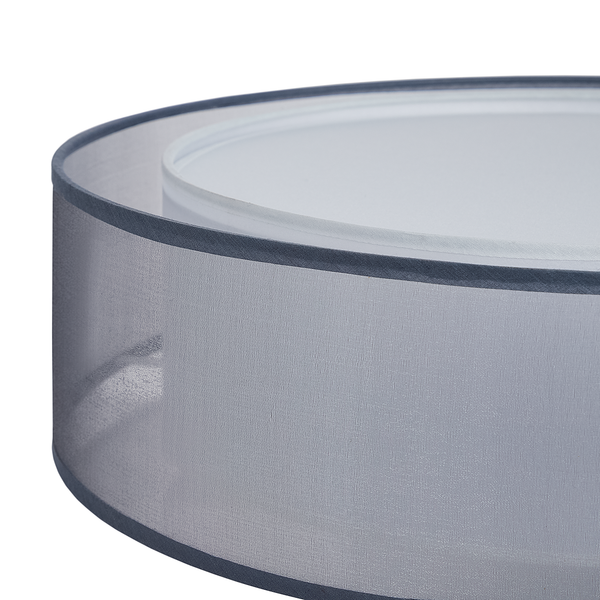 LED-Deckenleuchte Chloe - Mischgewebe / Eisen - 3-flammig