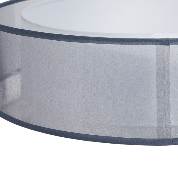 LED-Deckenleuchte Chloe - Mischgewebe / Eisen - 3-flammig