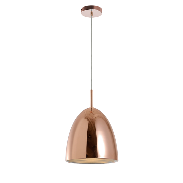 Pendelleuchte Mads - Stahl - 1-flammig - Kupfer - Durchmesser: 30 cm