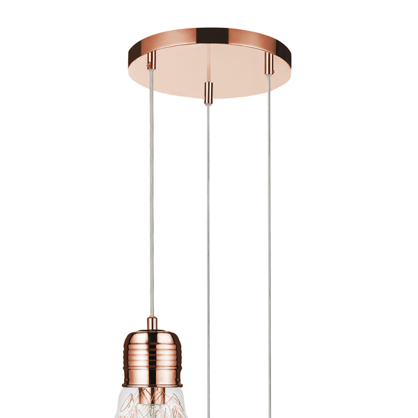 Pendelleuchte Bulb - Stahl - Durchmesser: 20 cm
