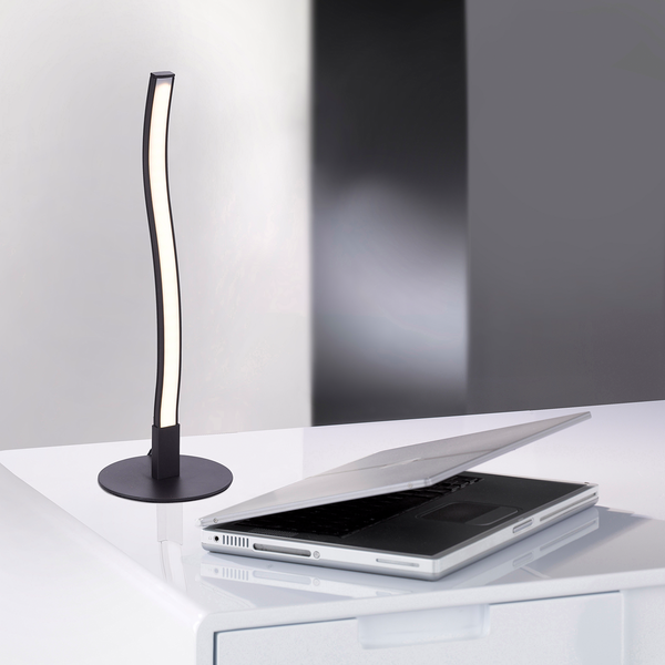 LED-Tischleuchte Wave - Acrylglas / Eisen  - 1-flammig