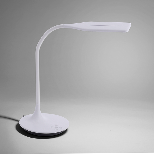 LED-Tischleuchte Rafael - Kunststoff - 1-flammig - Weiß