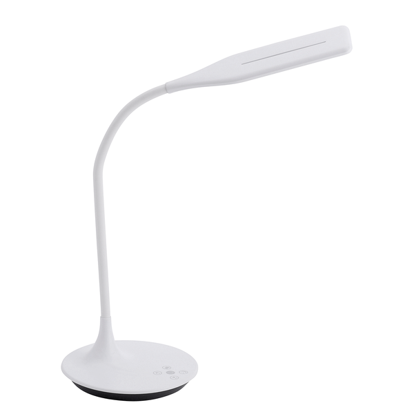 LED-Tischleuchte Rafael - Kunststoff - 1-flammig - Weiß