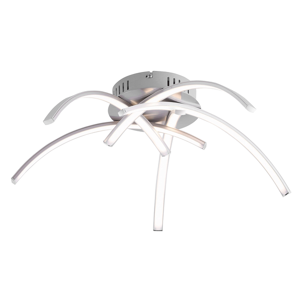 LED-Deckenleuchte Valerie I - Acrylglas / Eisen  - 5-flammig
