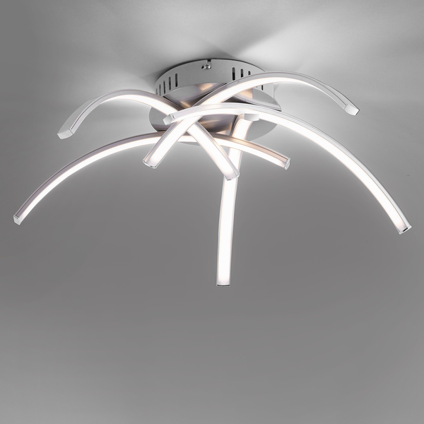 LED-Deckenleuchte Valerie I - Acrylglas / Eisen  - 5-flammig