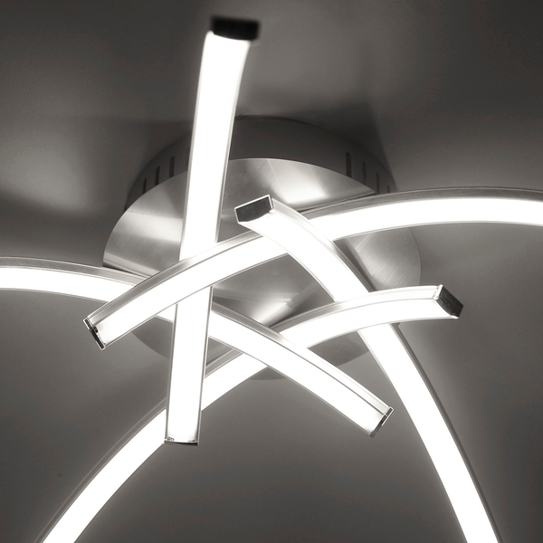 LED-Deckenleuchte Valerie I - Acrylglas / Eisen  - 5-flammig