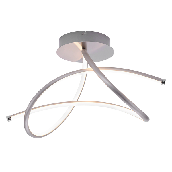 LED-Deckenleuchte Violetta - Silikon  - 1-flammig - Silber