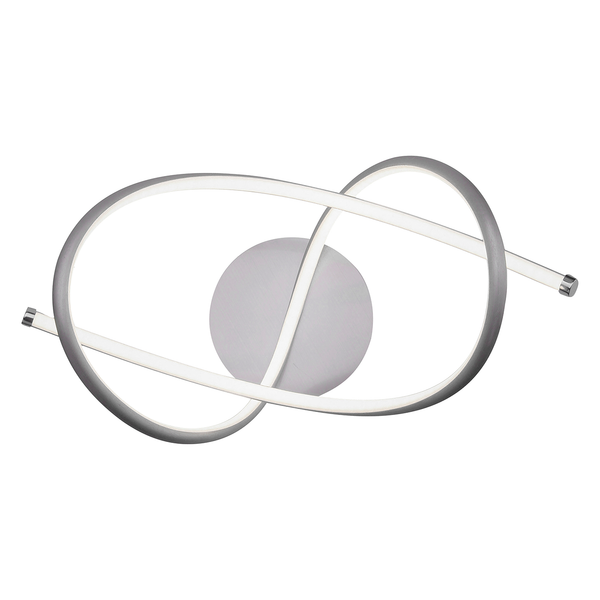 LED-Deckenleuchte Violetta - Silikon  - 1-flammig - Silber