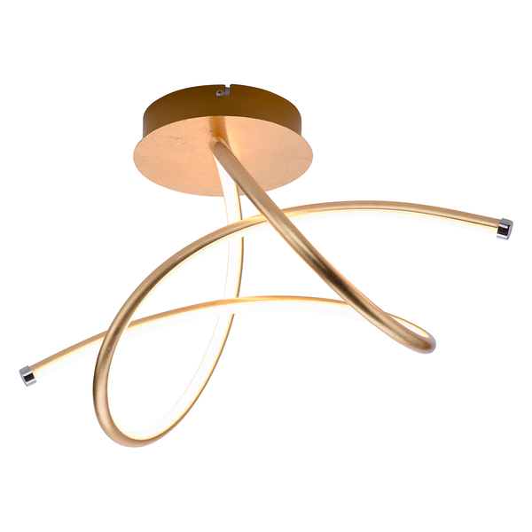 LED-Deckenleuchte Violetta - Silikon  - 1-flammig - Gold