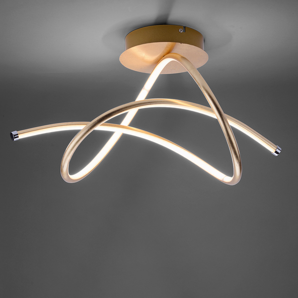 LED-Deckenleuchte Violetta - Silikon  - 1-flammig - Gold