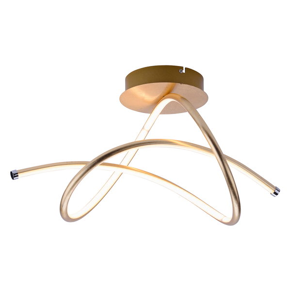 LED-Deckenleuchte Violetta - Silikon  - 1-flammig - Gold