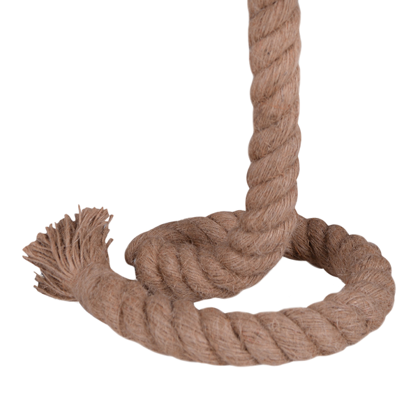 Tischleuchte Rope - Mischgewebe / Stahl  - 1-flammig
