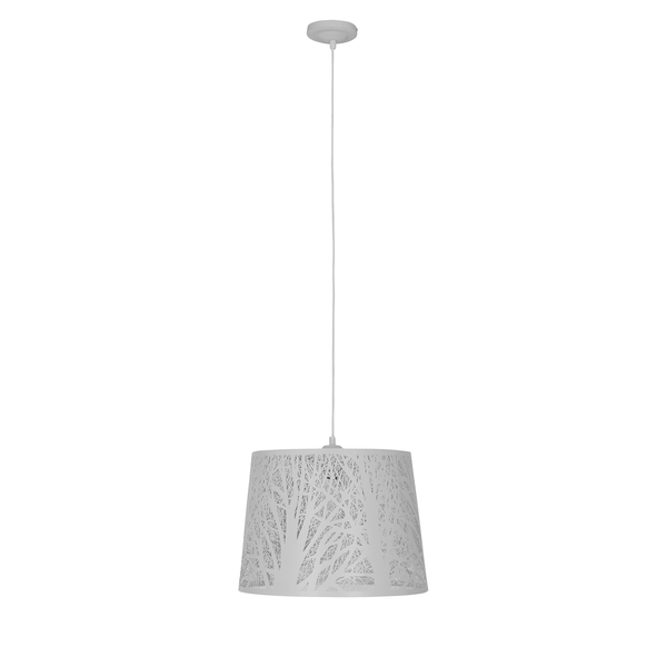 Pendelleuchte White Wood - Stahl  - 1-flammig
