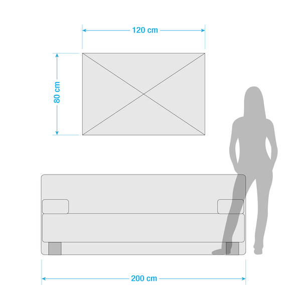 Bild Weltkarte Nr18 - Rot - Mischgewebe - Kiefer - 120 x 80 x 2 cm