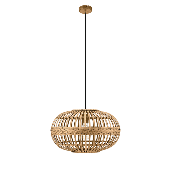 Pendelleuchte Amsfield I - Massivholz Bambus - 1-flammig