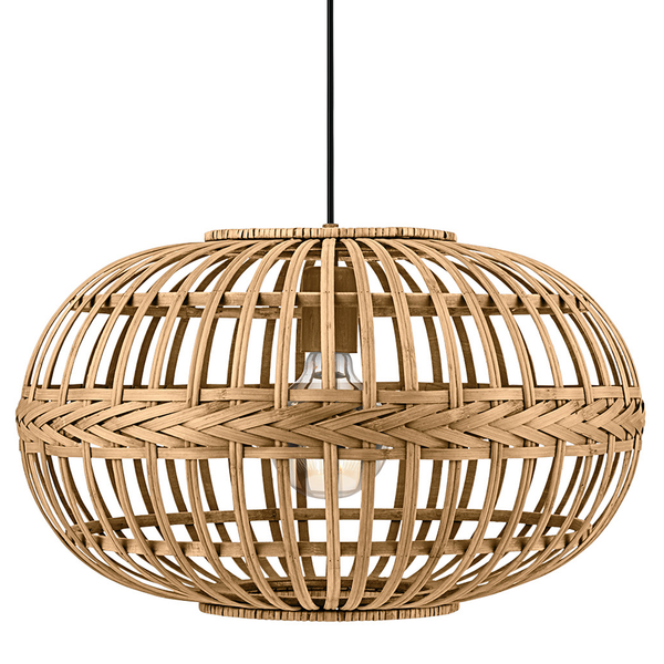 Pendelleuchte Amsfield I - Massivholz Bambus - 1-flammig