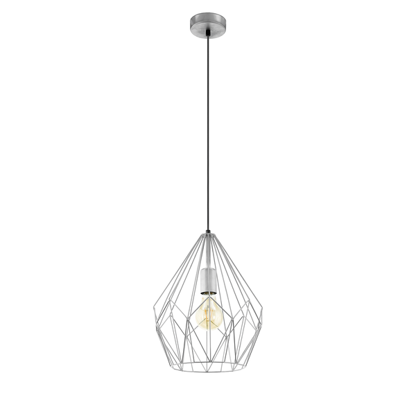 Pendelleuchte Carlton - Stahl  - 1-flammig - Silber