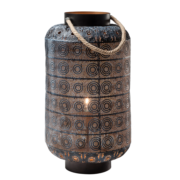 Bodenleuchte Sultan II - Stahl - 1-flammig