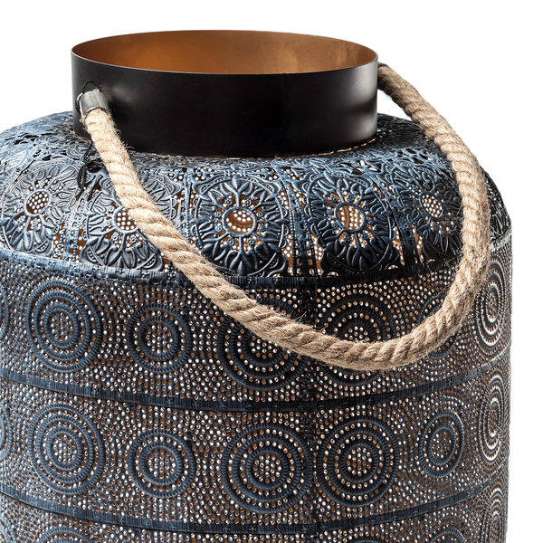 Bodenleuchte Sultan II - Stahl - 1-flammig