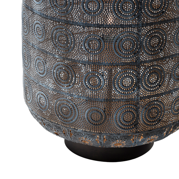 Bodenleuchte Sultan II - Stahl - 1-flammig