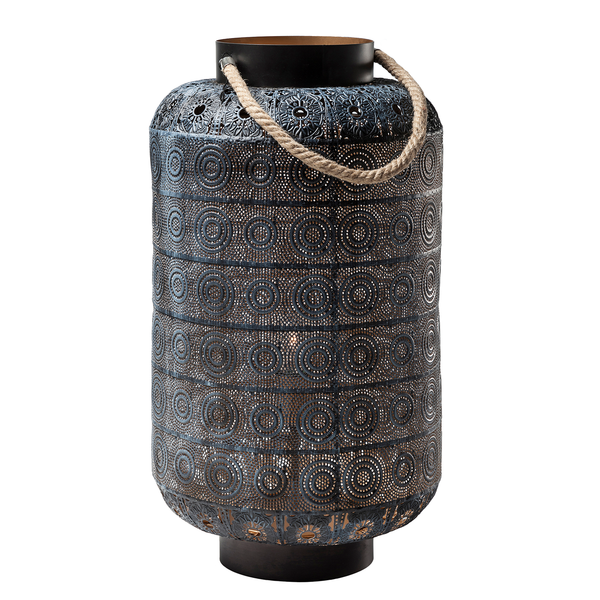 Bodenleuchte Sultan II - Stahl - 1-flammig