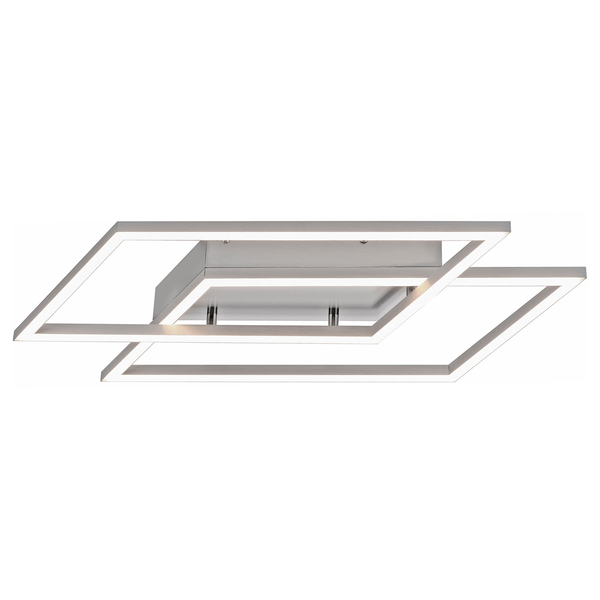 LED-Deckenleuchte Inigo III - Acrylglas / Aluminium - 2-flammig