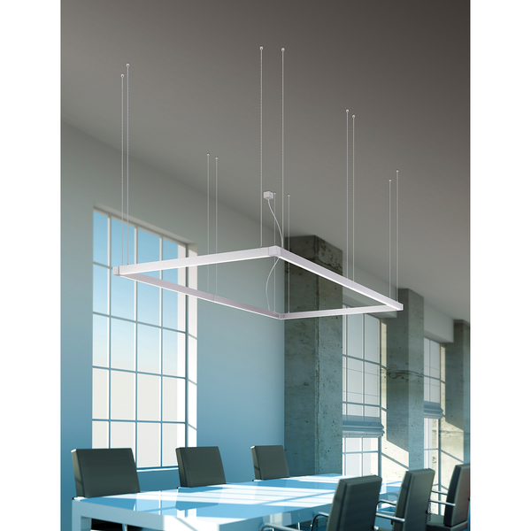 LED-Pendelleuchte Snake II - Acrylglas / Stahl - 1-flammig