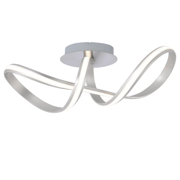 LED-Deckenleuchte Melinda - Acrylglas / Aluminium - 1-flammig