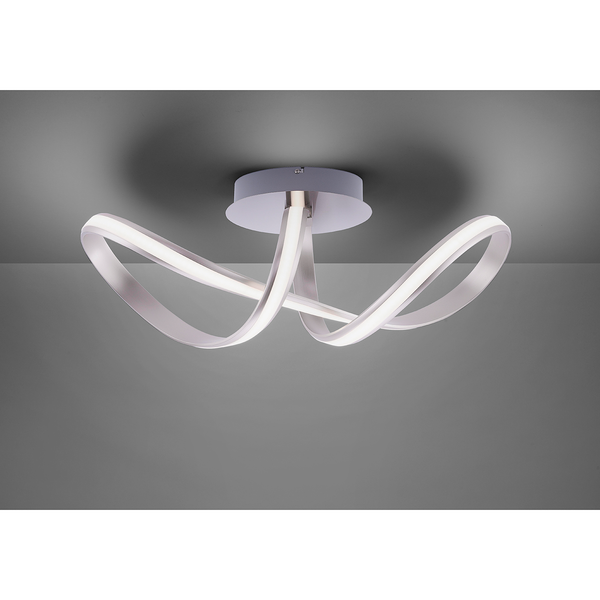 LED-Deckenleuchte Melinda - Acrylglas / Aluminium - 1-flammig