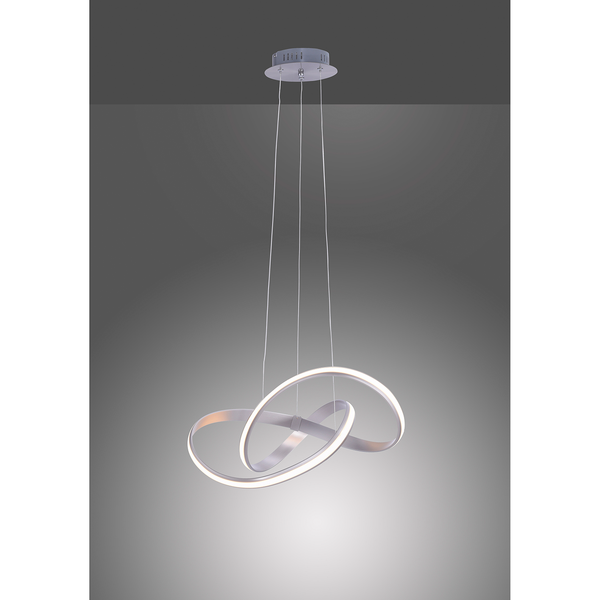 LED-Pendelleuchte Melinda I - Acrylglas / Aluminium - 1-flammig