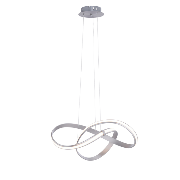 LED-Pendelleuchte Melinda I - Acrylglas / Aluminium - 1-flammig
