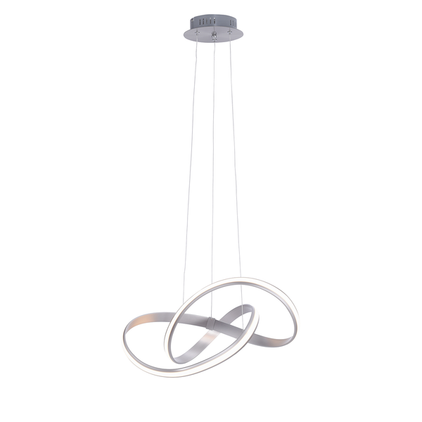LED-Pendelleuchte Melinda I - Acrylglas / Aluminium - 1-flammig