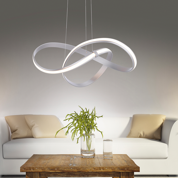 LED-Pendelleuchte Melinda I - Acrylglas / Aluminium - 1-flammig