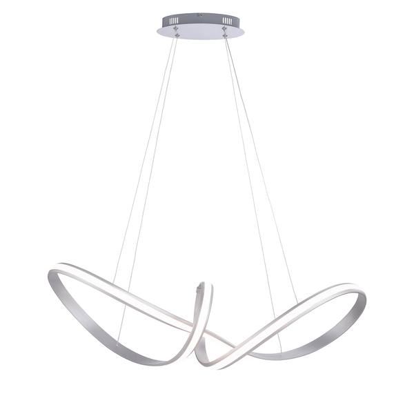 LED-Pendelleuchte Melinda II - Acrylglas / Aluminium - 1-flammig