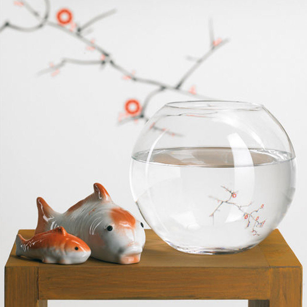 Vase Boccia - Glas - Transparent