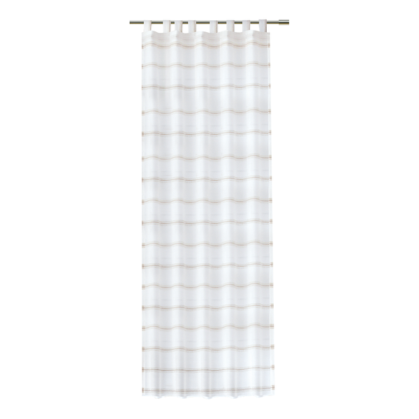 Schlaufenschal Persico - Webstoff - Weiß / Beige