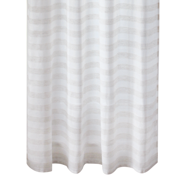 Ösenchal Perron - Webstoff - Beige / Weiß