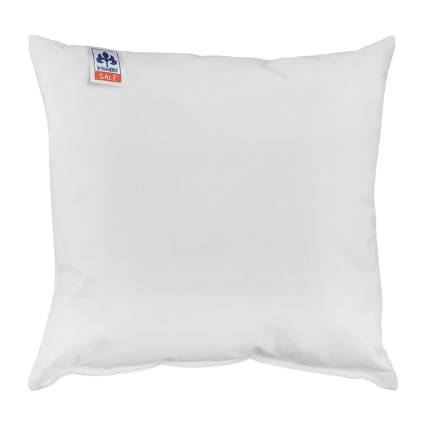 Dreikammerkissen Lola - Daunen / Federn - Weiß - 80 x 80 cm