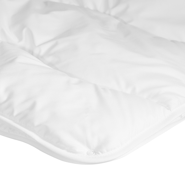 4-Jahreszeiten-Steppbett Jette - Webstoff - Weiß - 155 x 220 cm