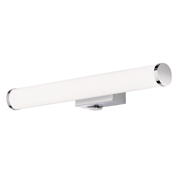 LED-Wandleuchte Mattimo - Acrylglas / Eisen - 1-flammig - Silber - Breite: 40 cm