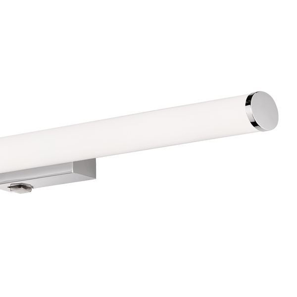 LED-Wandleuchte Mattimo - Acrylglas / Eisen - 1-flammig - Silber - Breite: 80 cm