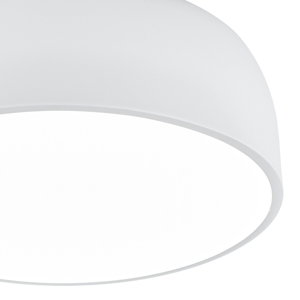 Deckenleuchte Baron - Eisen - 4-flammig - Weiß