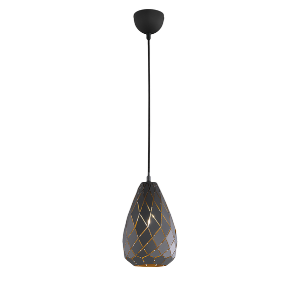 Pendelleuchte Onyx I - Eisen - 1-flammig