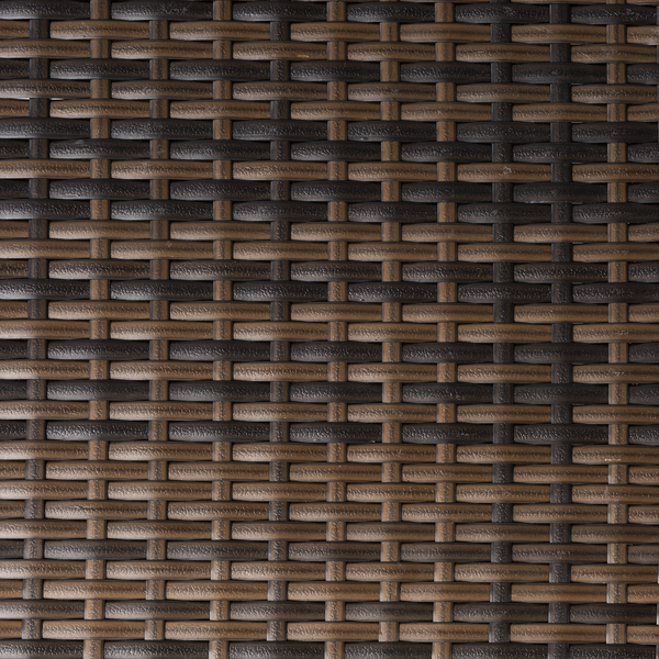 Loungehocker Paradise Lounge - Polyrattan / Polyester - Braun / Beige