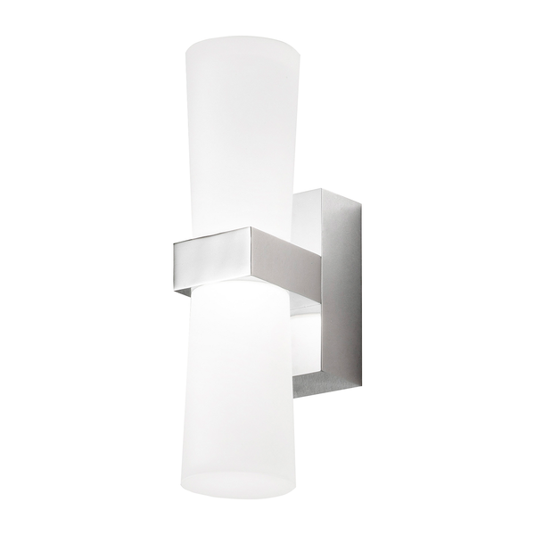 LED-Wandleuchte Iglesias - Glas / Metall - 1-flammig
